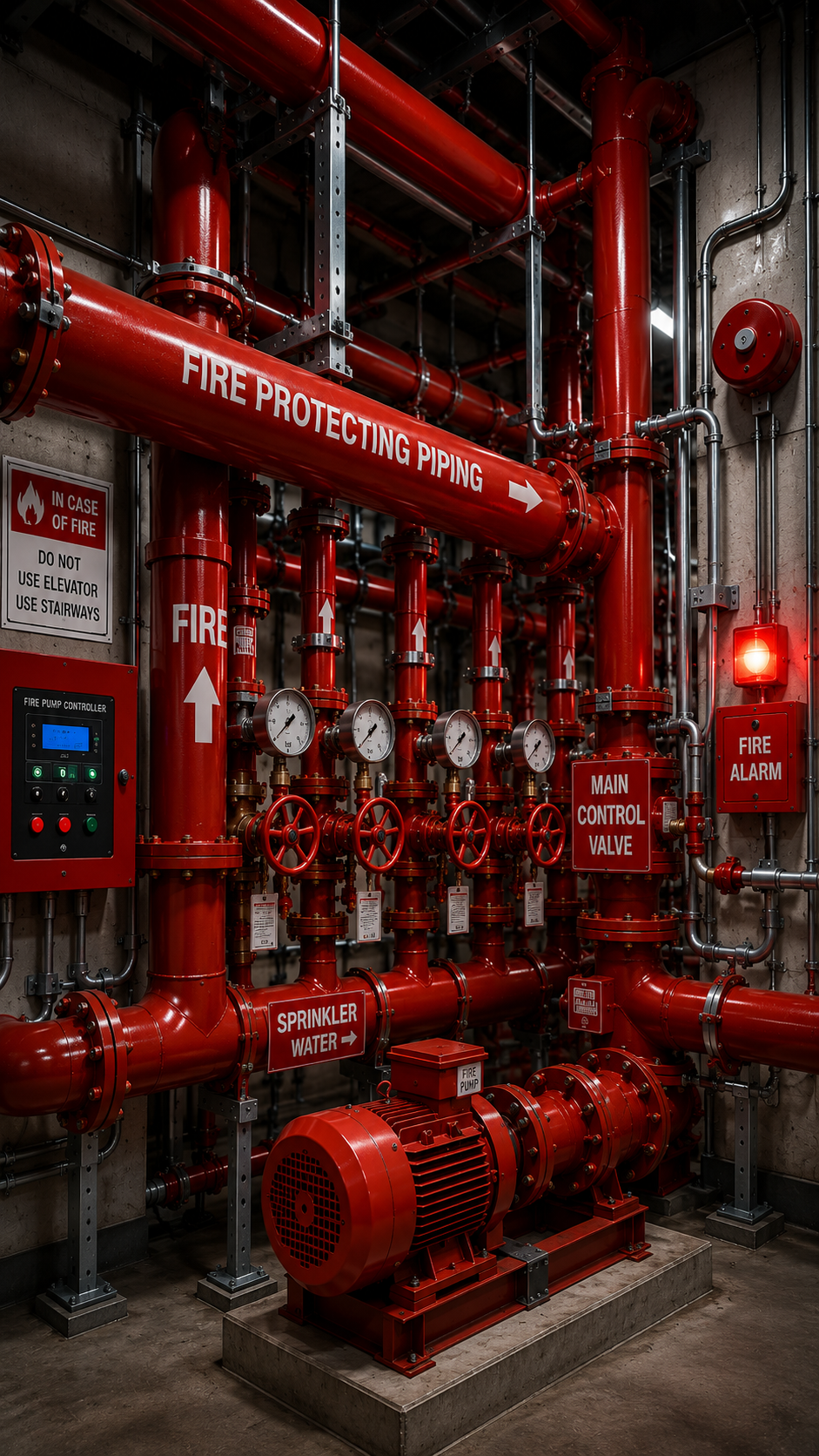 Fire Protection Piping Network Mobile